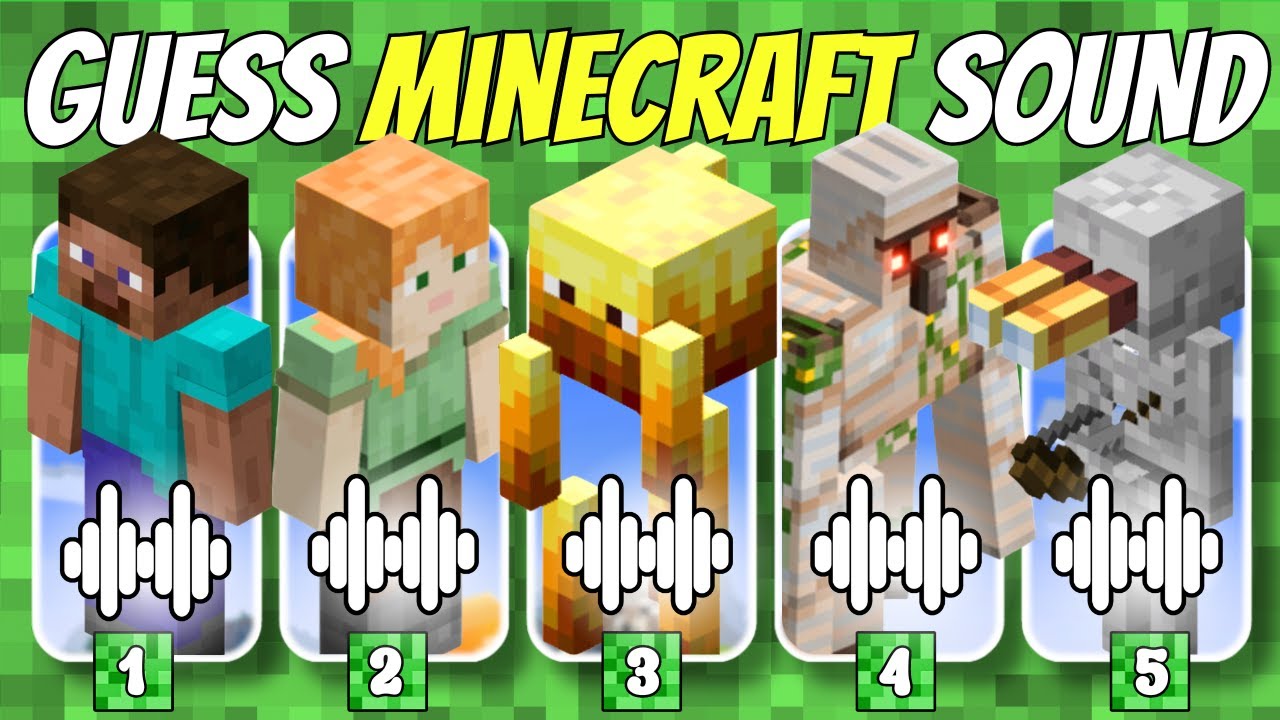 Can You Guess the Minecraft Sound? Minecraft Quiz Challenge 💎⛏️
