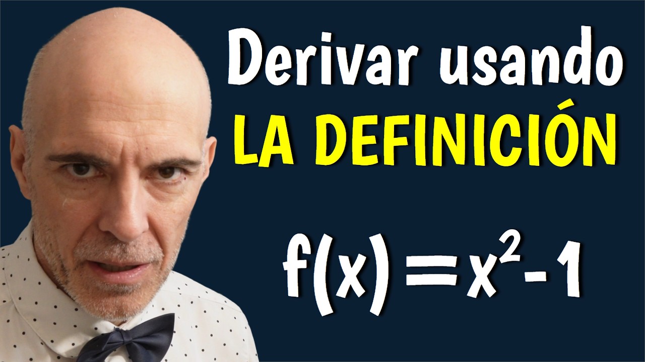 Cómo derivar usando la definición de derivada. El método original