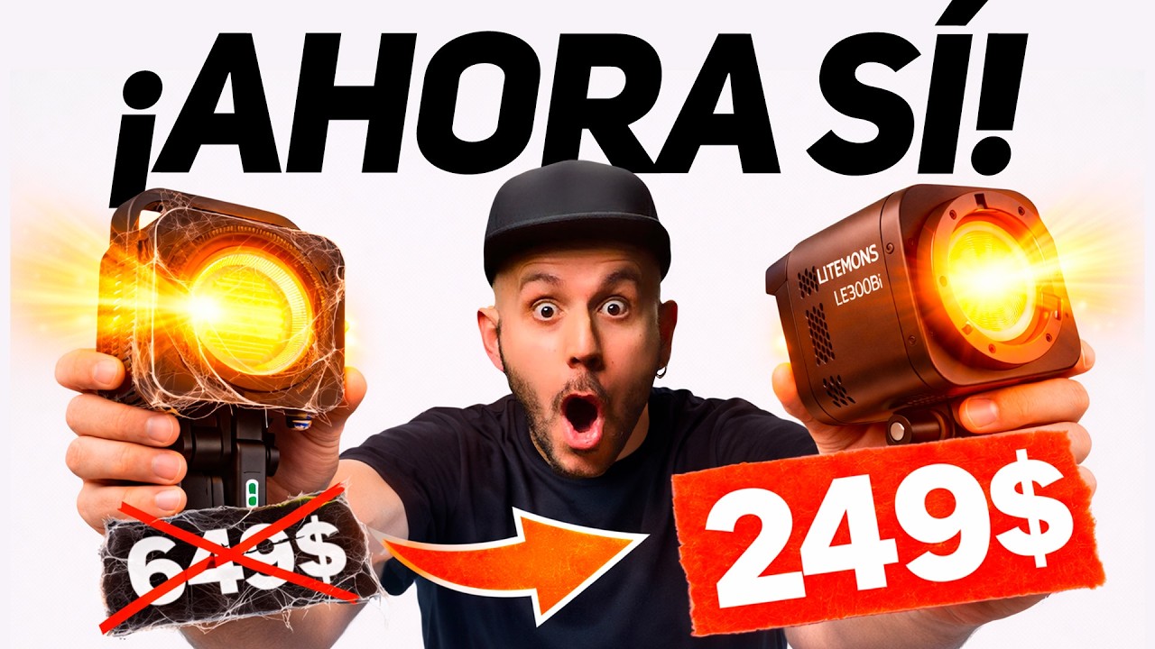 La MEJOR LUZ 300W por menos de 250$ 💡 Godox LITEMONS LE300BI