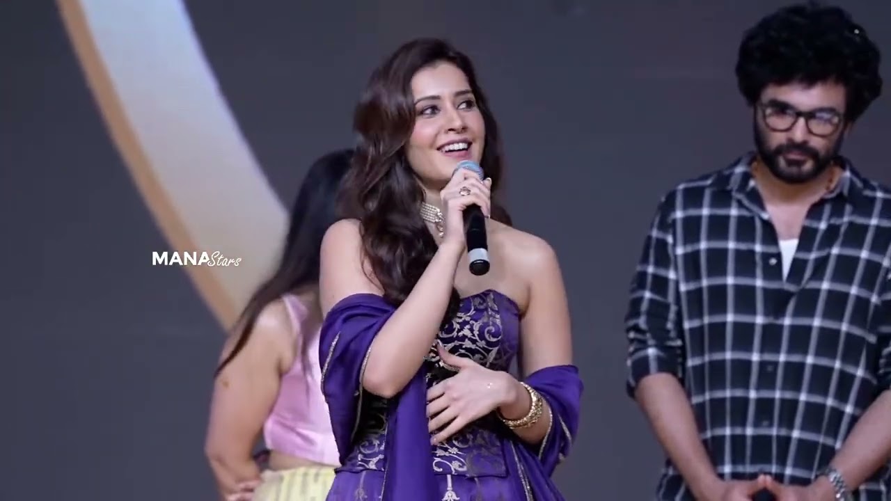 Raashi Khanna Cute Speech @ Telusu Kada Movie Pre Release Event