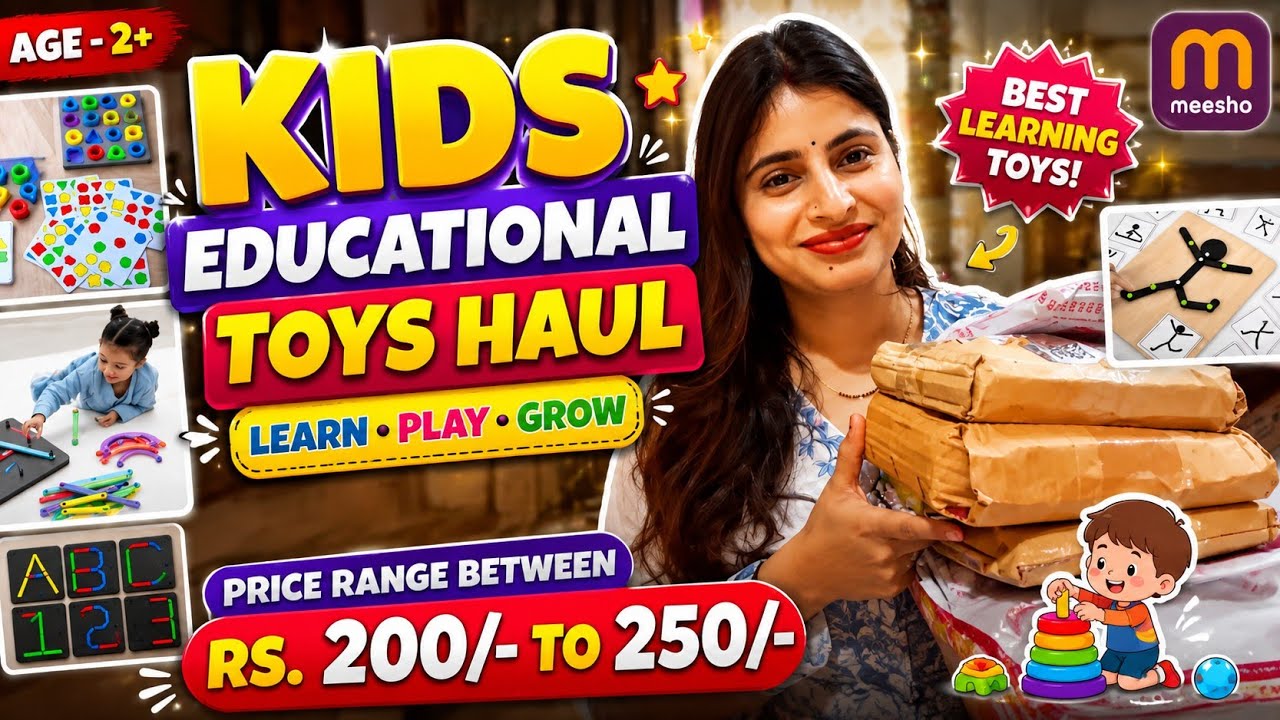 ✨Kids Educational Toys/Games Haul under Budget from Meesho 