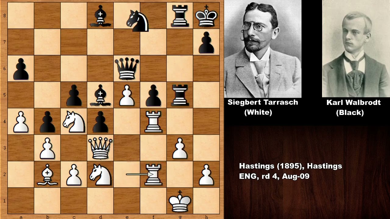Beautiful Game: Siegbert Tarrasch vs Karl Walbrodt - Hastings (1895)