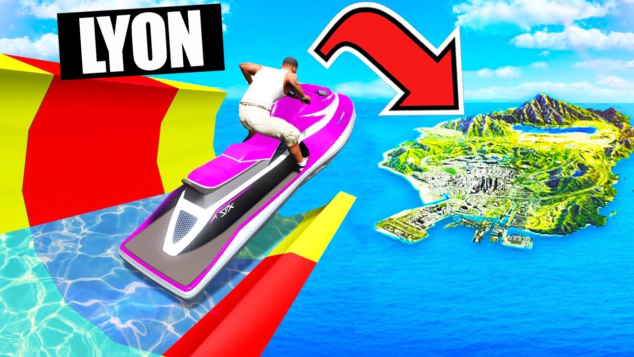 SCENDO DALLO SCIVOLO ACQUATICO PIÙ VELOCE DI GTA5!!