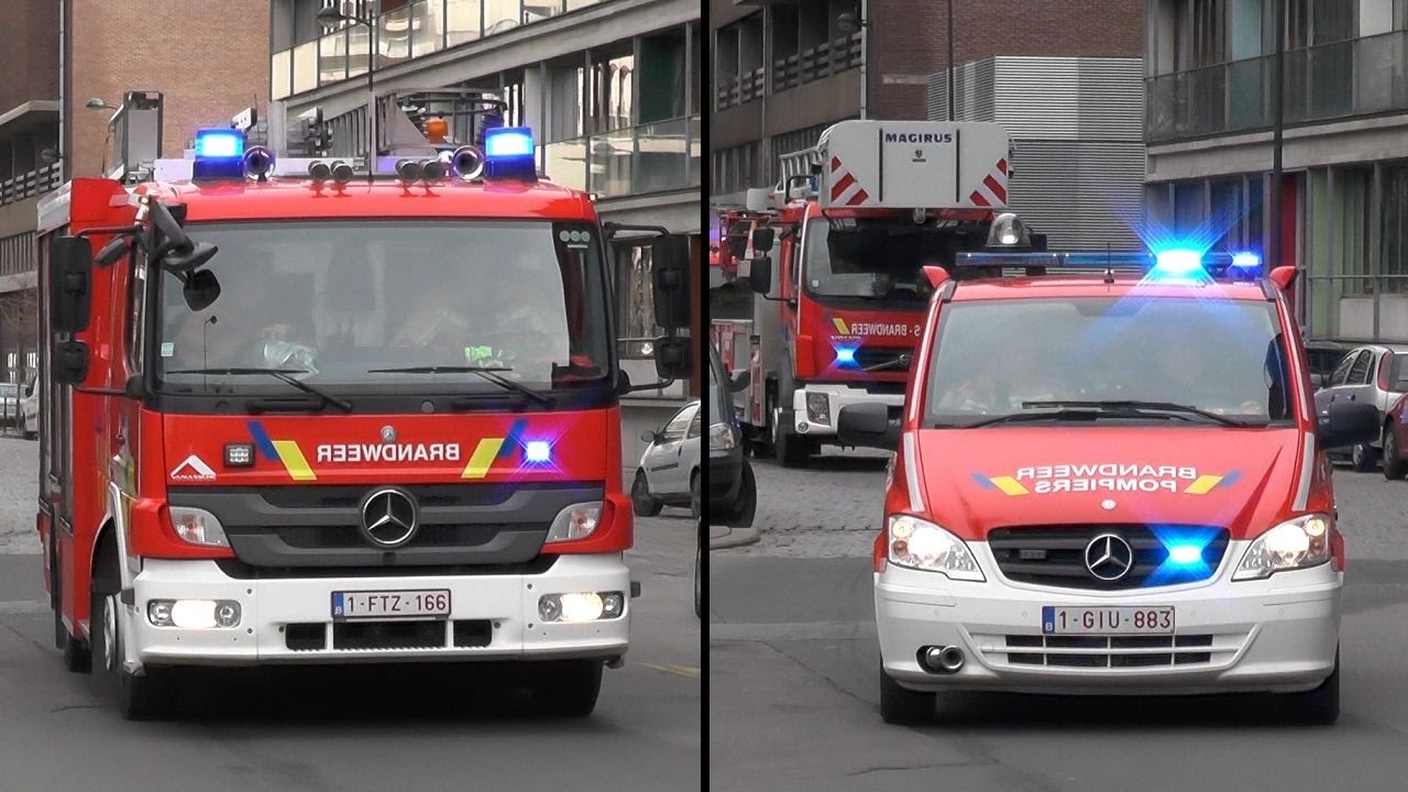 Brandweer Brussel | 7 voertuigen met spoed
