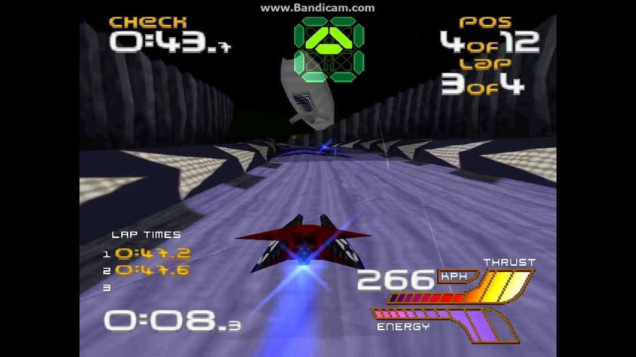 WipEout 2097 Gameplay Part 4 - Challenge I: Phantom Challenge