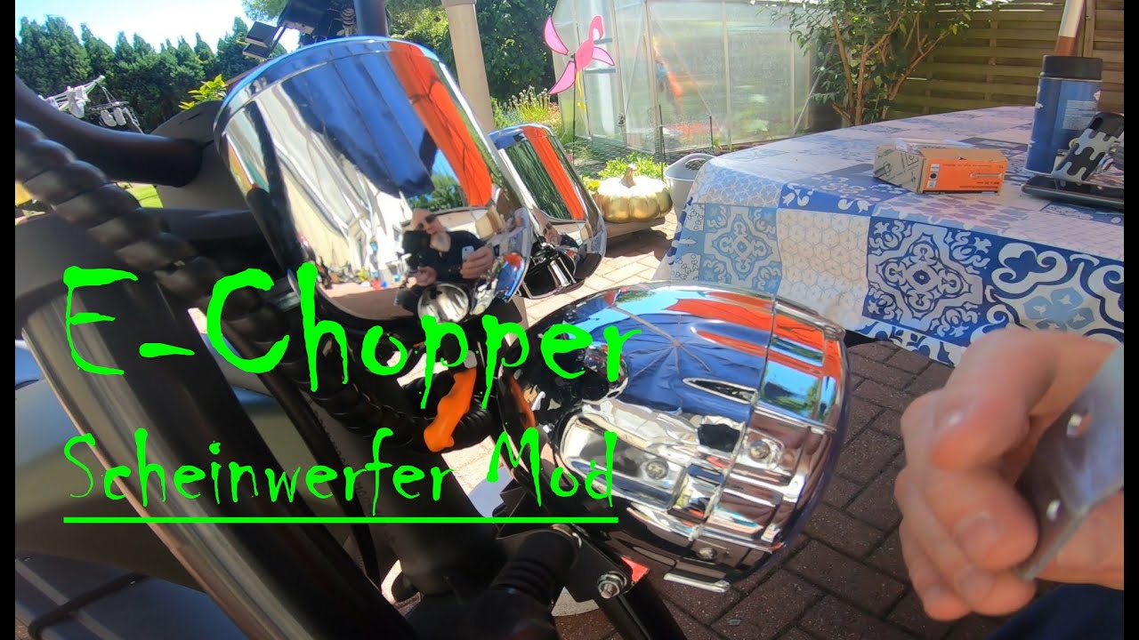 China E-Chopper - Scheinwerfer Mod
