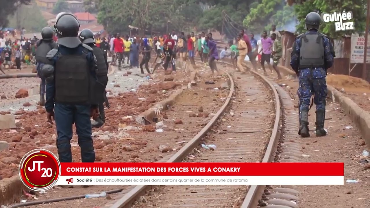Manifestation des forces Vives de Guinée : Constat journée du 10 Mai à Conakry