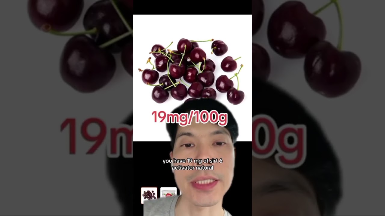 Cherry & Other Foods that Boost Longevity? #longevity #SIRT6