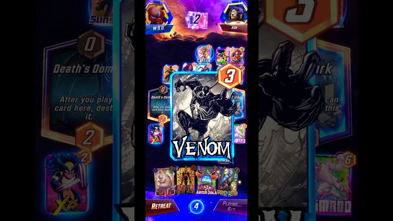 DEATH DOMAIN and  DESTROY DECK is ultimate fun 💀💥[MARVEL SNAP INFINITE] | #viral #marvelsnap