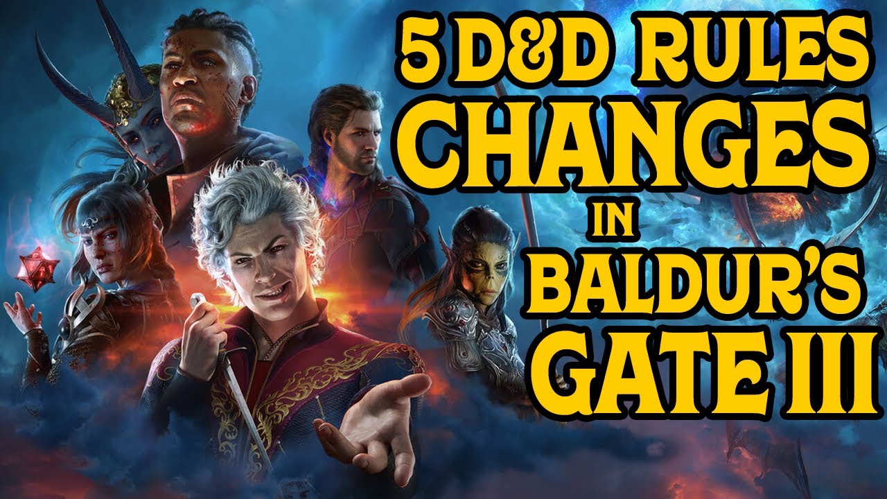 Five Huge D&D 5e Rules Changes in Baldur's Gate 3
