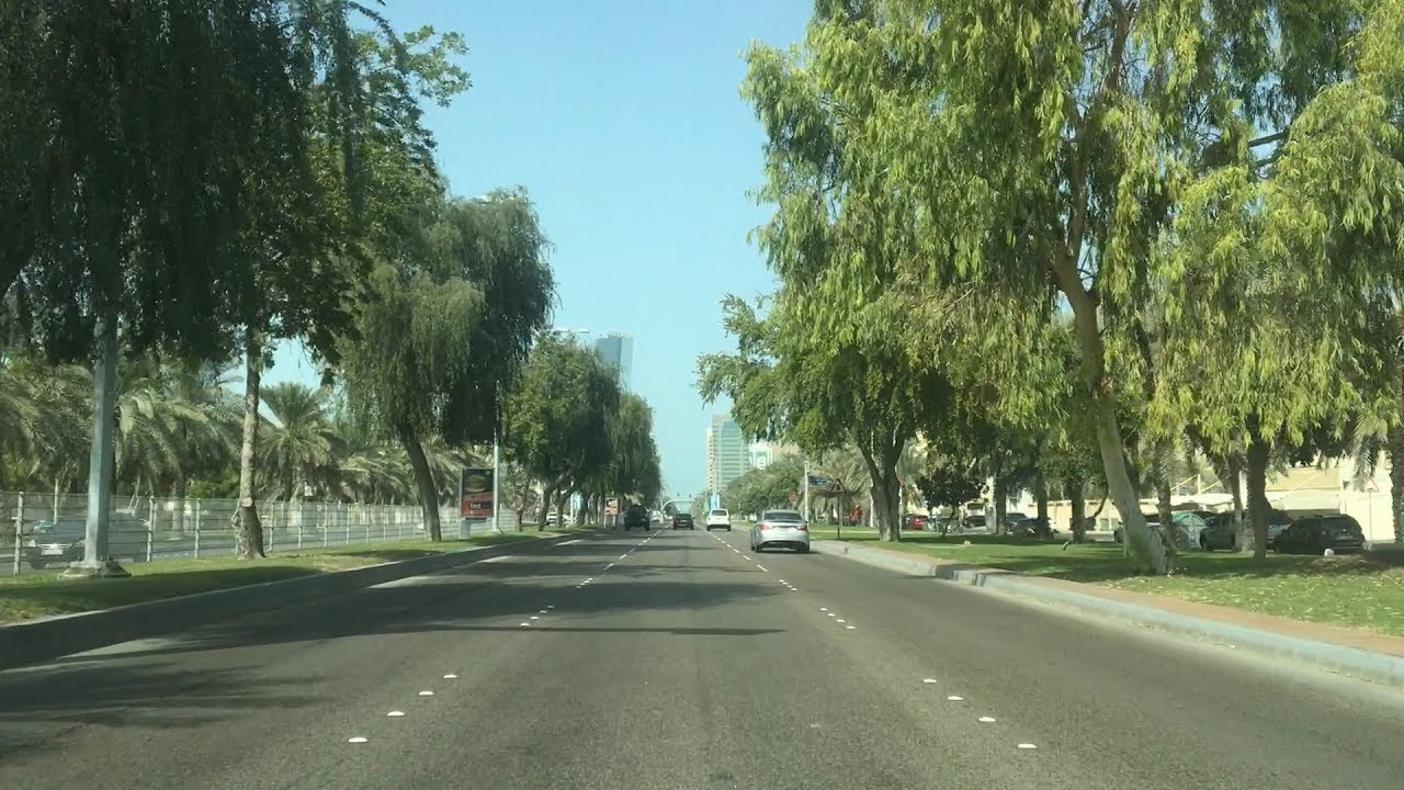 Mubarak Bin Mohammed St, #AbuDhabi, #UAE | Morning Ride | Car drive