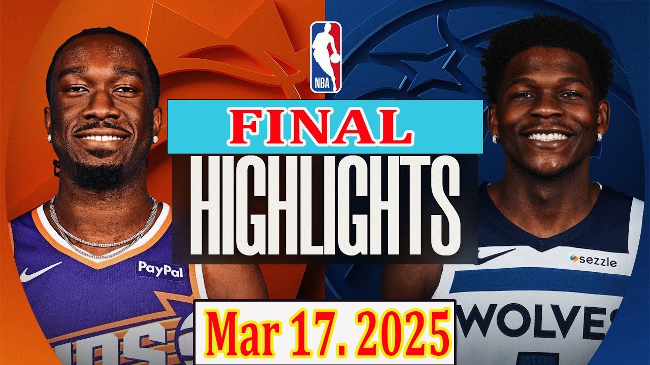 Minnesota Timberwolves vs Phoenix Suns FINAL Qtr Mar 17.2025 Highlights | NBA