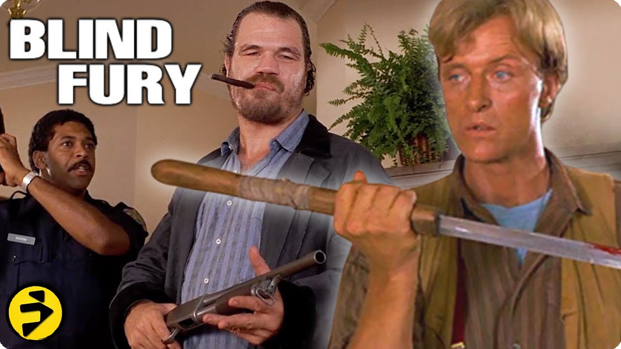 Rutger Hauer vs  Corrupt Cops | BLIND FURY