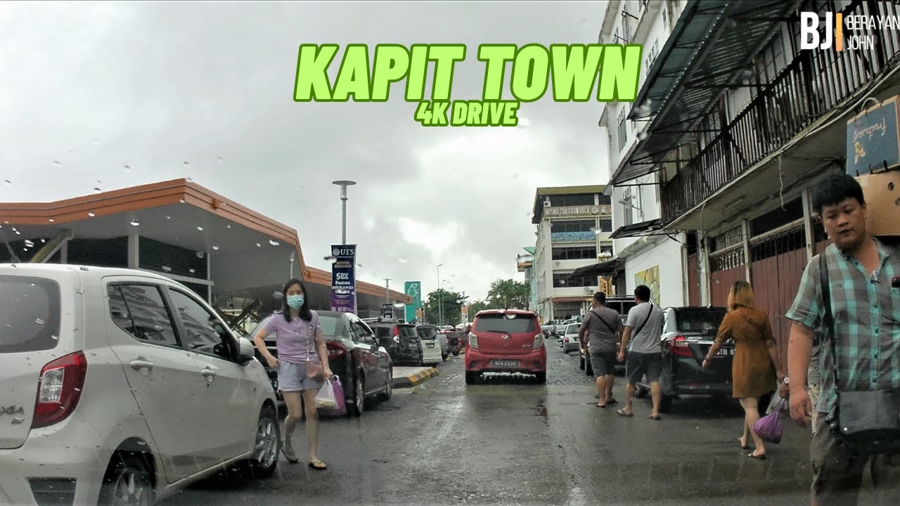 KAPIT || Jalan Sempit Penuh Kereta || 4K Drive Around Kapit Town | Borneo || Best Places In Sarawak