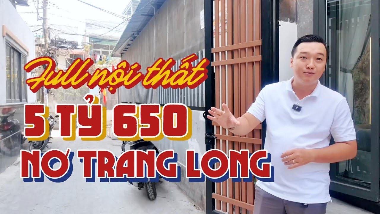 BÁN NHÀ HẺM XE HƠI NƠ TRANG LONG, BÌNH THẠNH | 4 TẦNG, FULL NỘI THẤT CAO CẤP