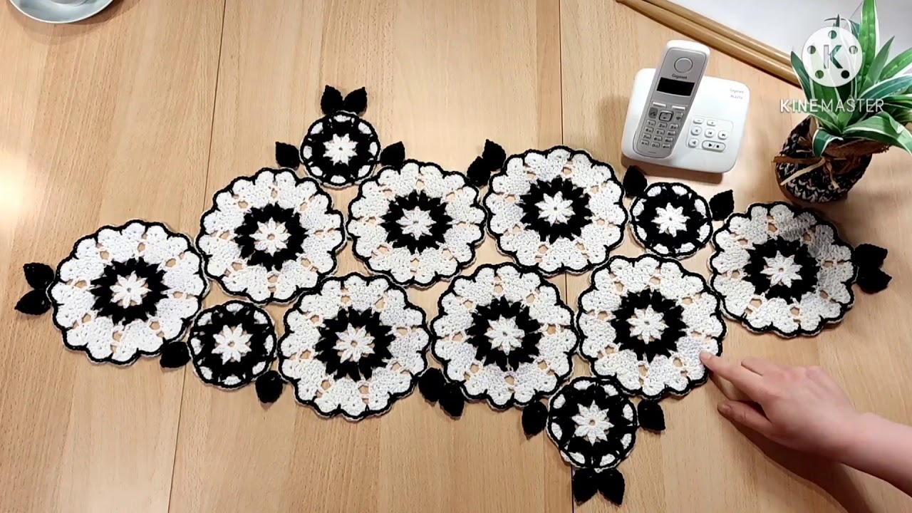 CROCHET: Table Runner Tutorial for Beginners Tischlaufer (Part 1)