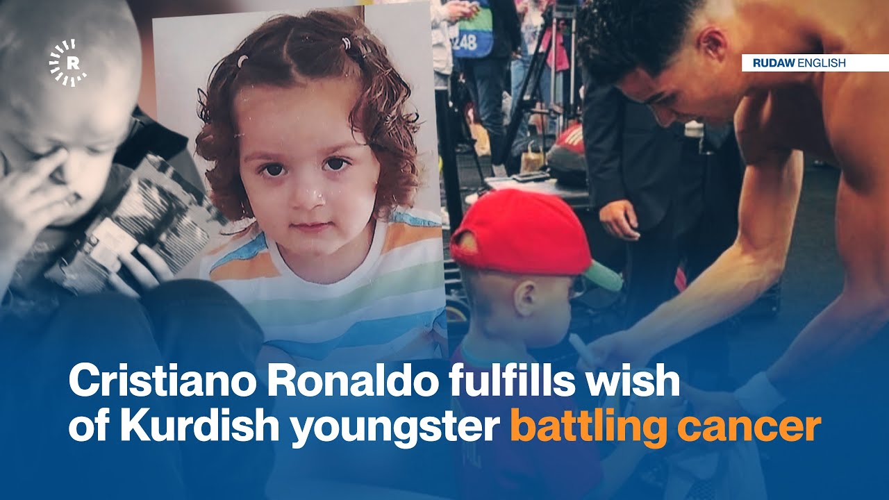 Cristiano Ronaldo fulfills wish of Kurdish youngster battling cancer