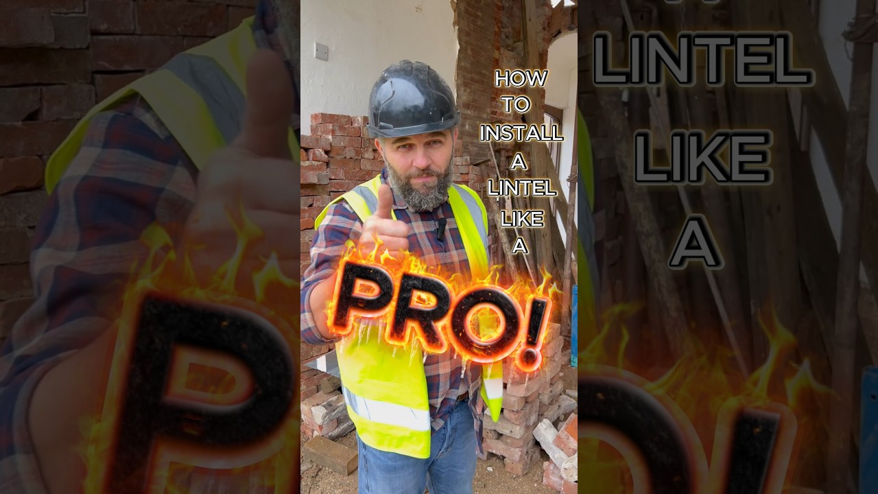 How to install a lintel like a pro 2 (Most People Get This Wrong)