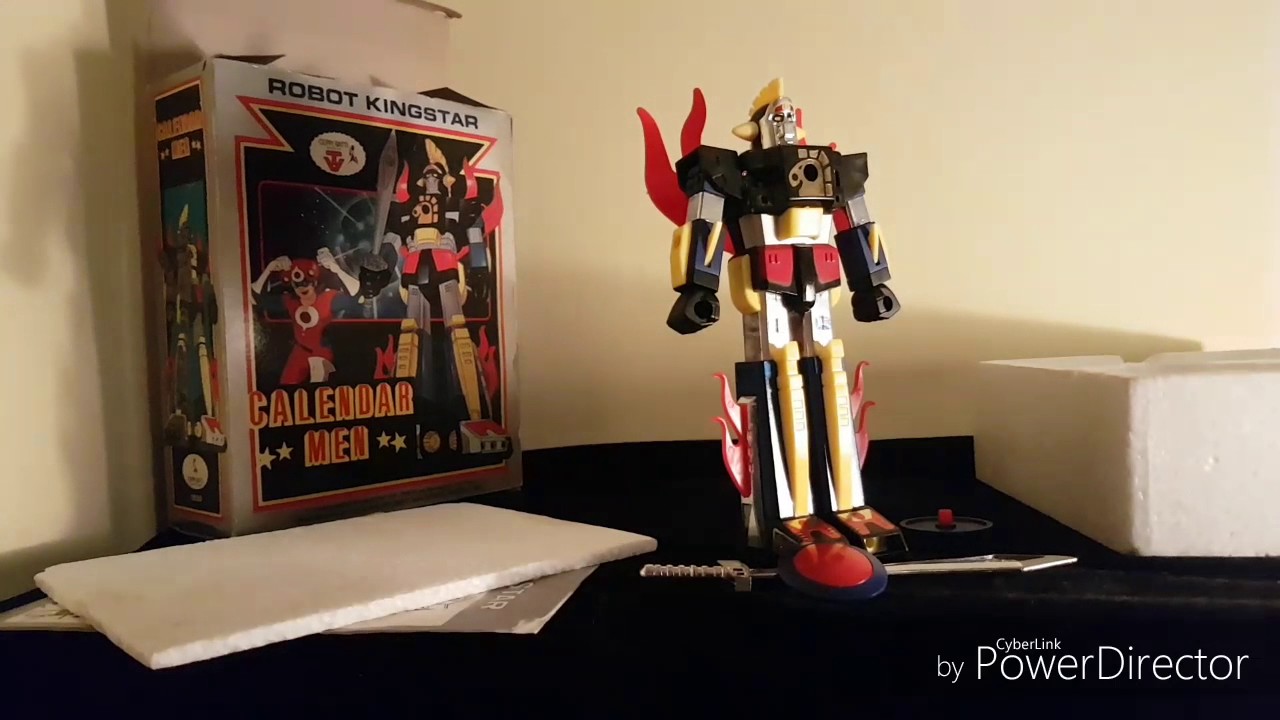Recensione CALENDAR MAN super robot  vintage toys anni 80 anime TV