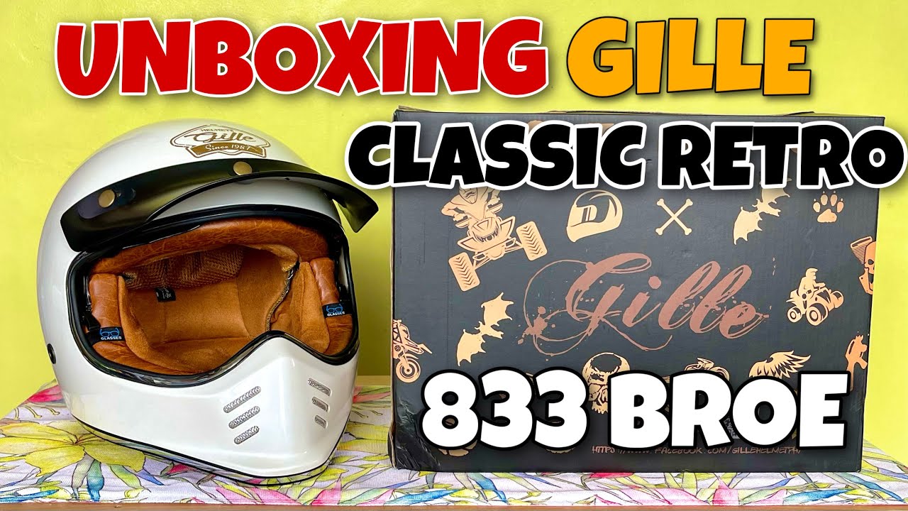 Gille 833 BROE Classic Retro Helmet | Unboxing
