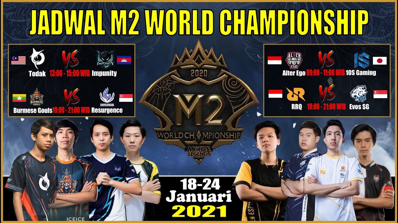 JADWAL M2 MOBILE LEGEND WORLD CHAMPIONSHIP 2021 LENGKAP DENGAN JAMNYA