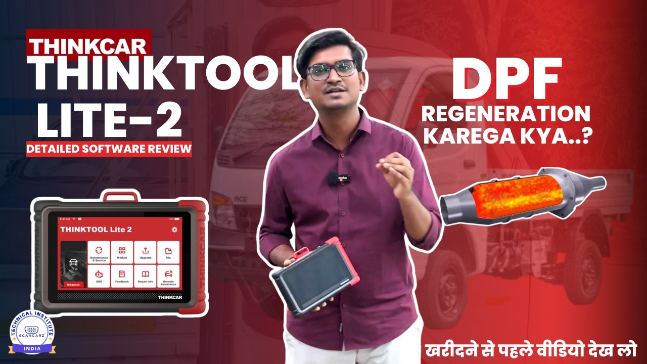 DPF Regeneration with Thinktool Lite 2 | SCANCARZ | #carscanner #dpfregeneration #ecmrepair