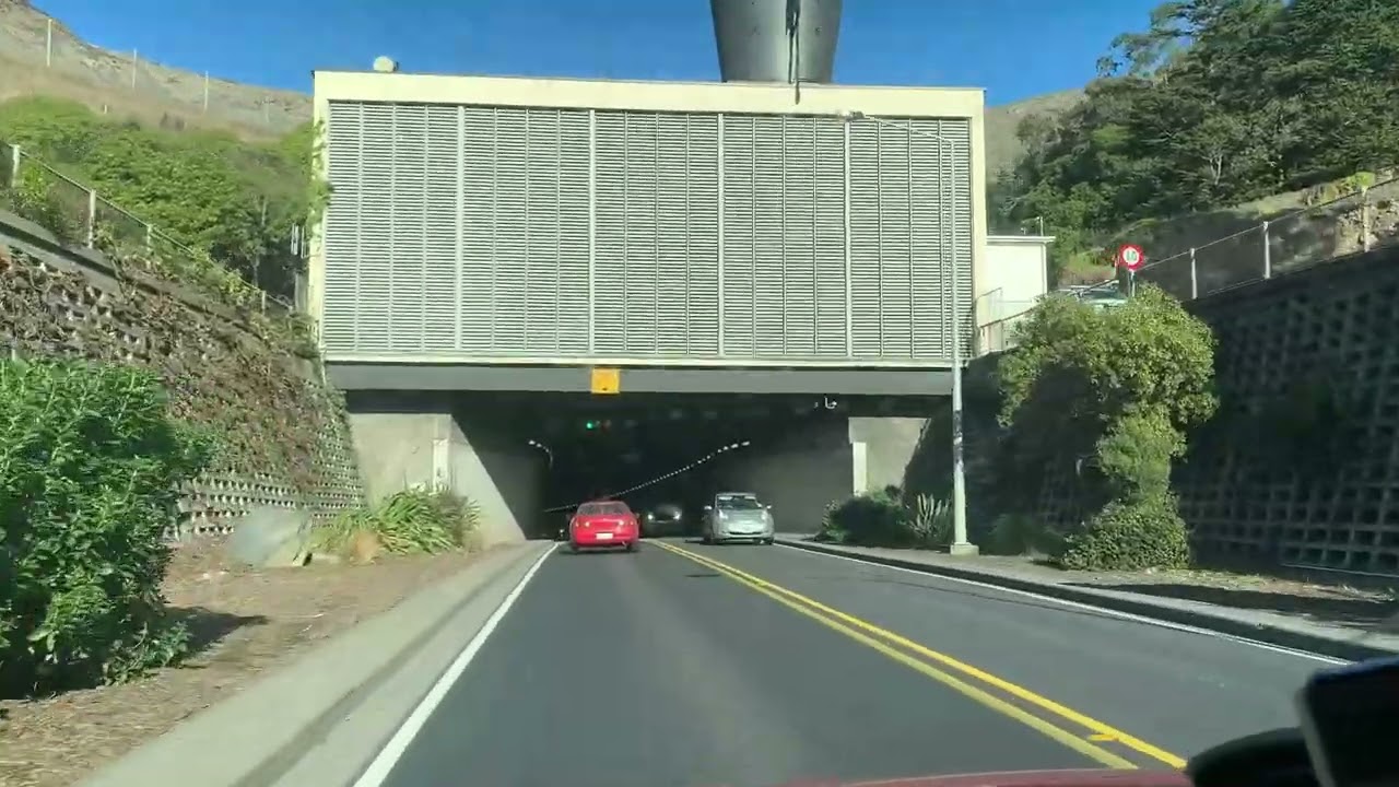 Christchurch to Lyttleton, New Zealand Scenic drive