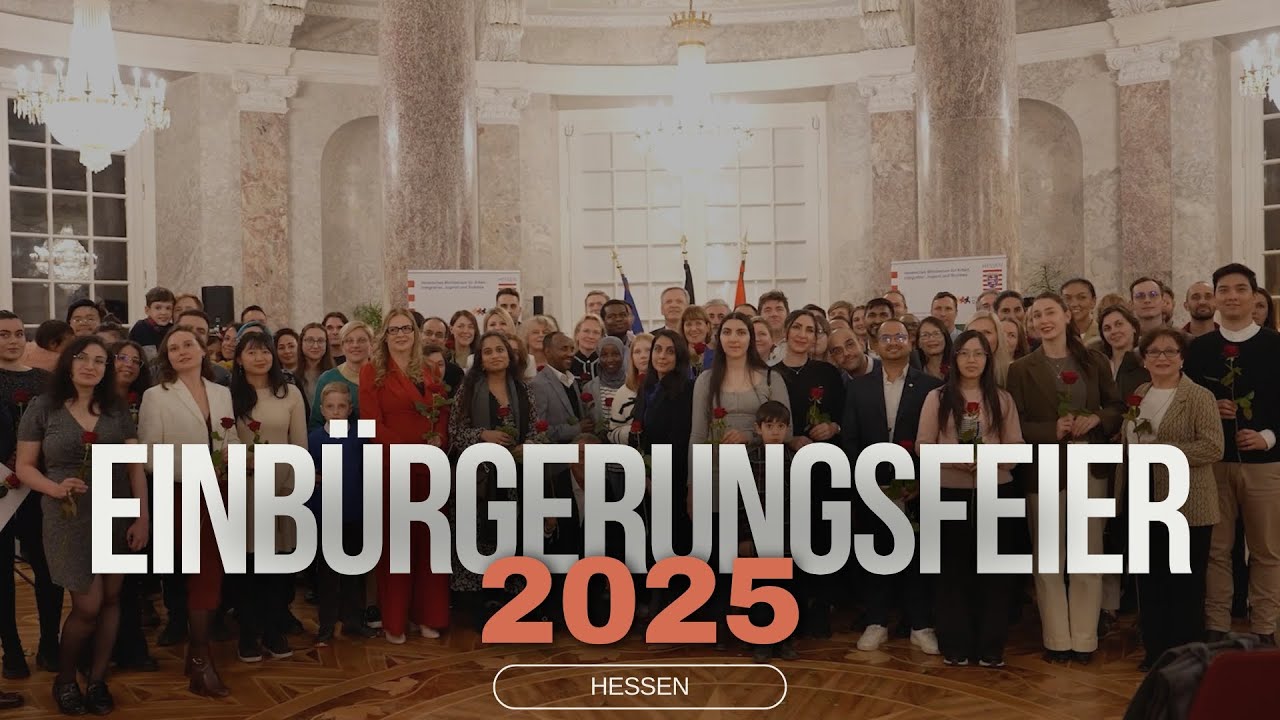 Einbürgerungsfeier 2025 - Bewegende Emotionen auf dem Festakt
