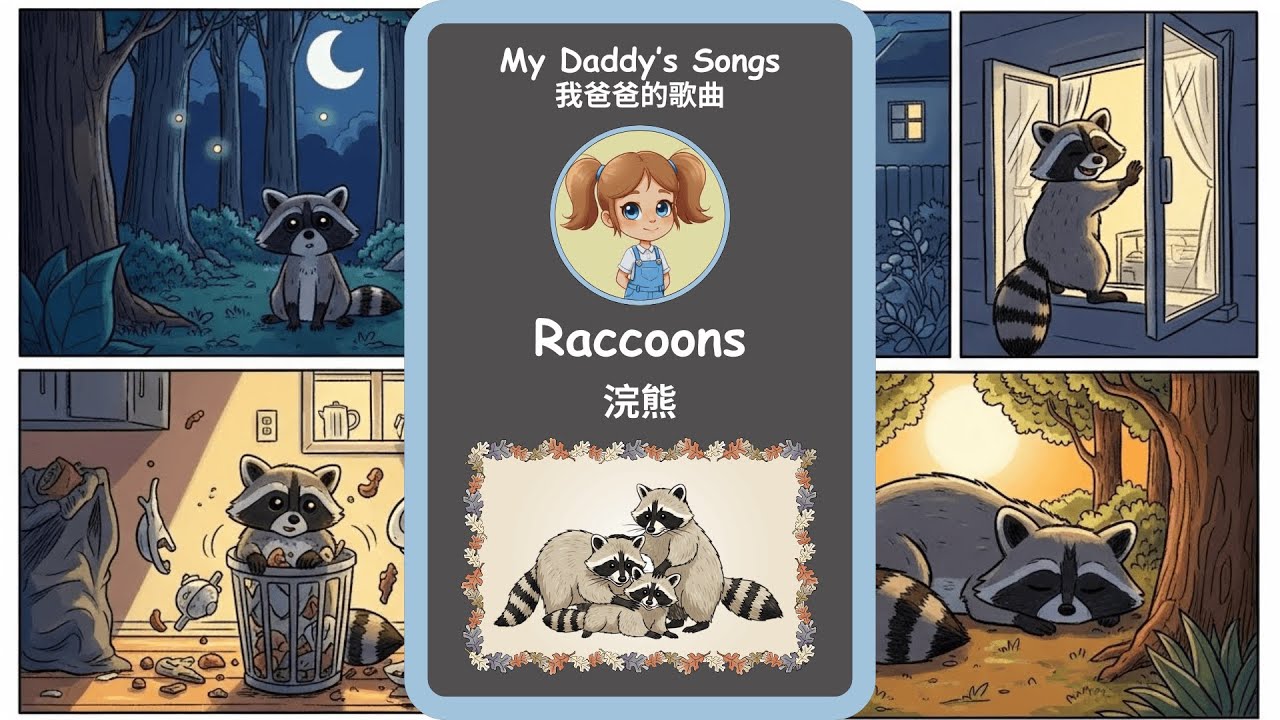 Copy of Daddy's Class # Raccoons Song