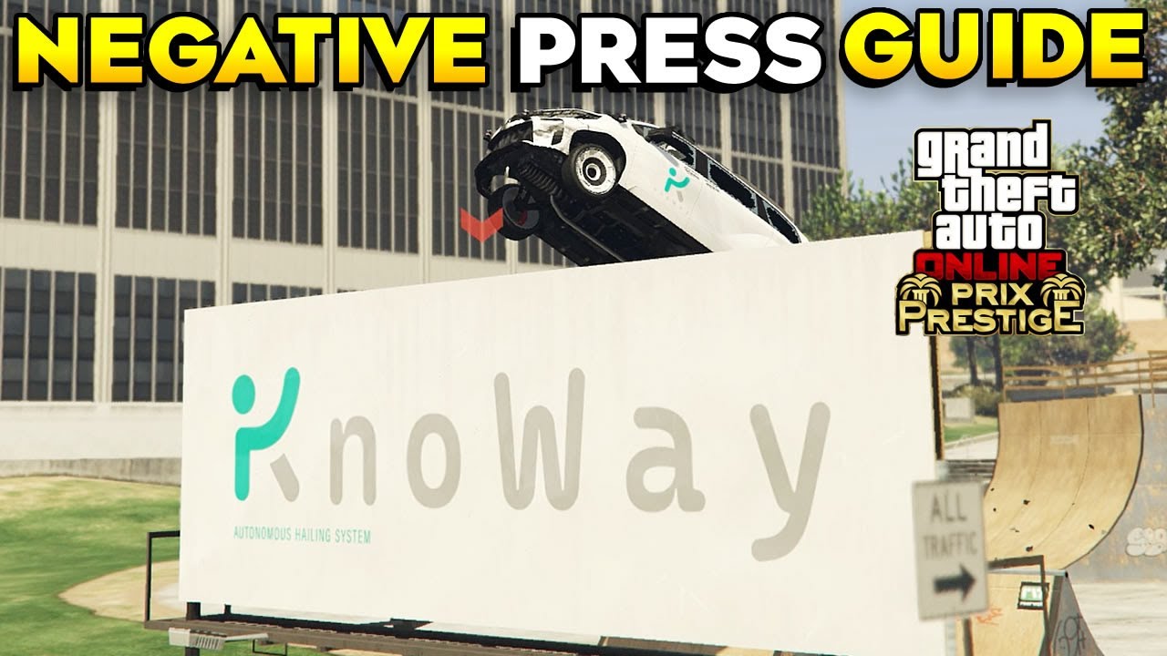 Руководство по выполнению задания «Негативный пресс» в GTA Online (Уничтожить рекламный щит в Ноу...