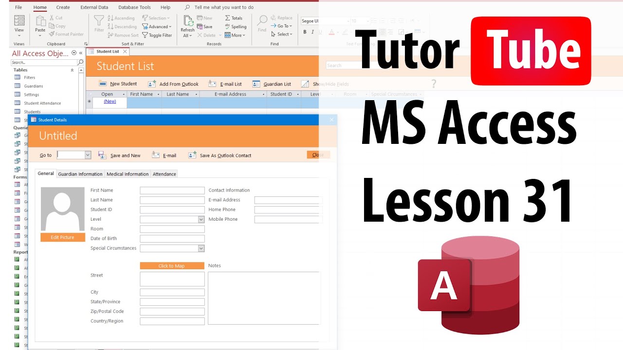 MS Access Tutorial - Lesson 31 - Query Design AND Criteria