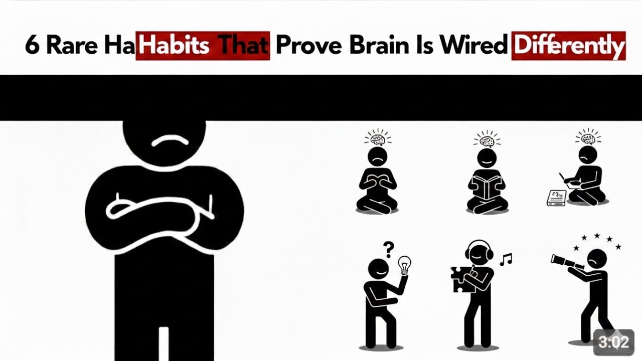 6 Rare Habits That Prove Your Brain Is Wired Differently