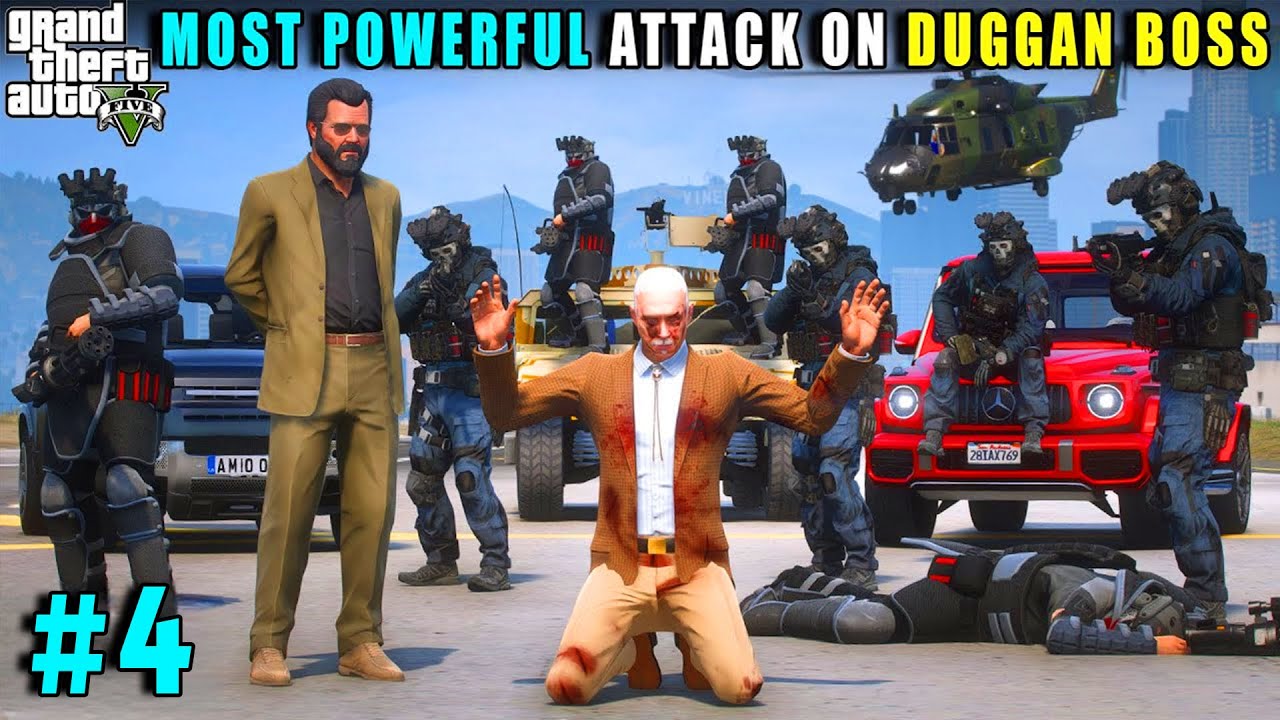 MOST POWERFUL ATTACK ON DUGGAN BOSS | GTA 5 GAMEPLAY
