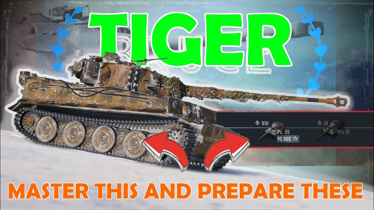 Как приручить TIGER 1 и подготовиться к новым немецким тяжам | WoT с BRUCE