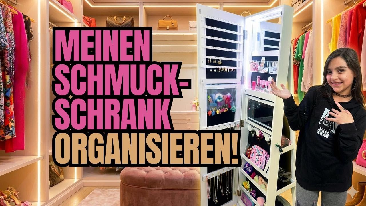 Andriana richtet ihren neuen Schmuckschrank ein – so sieht er von innen aus!