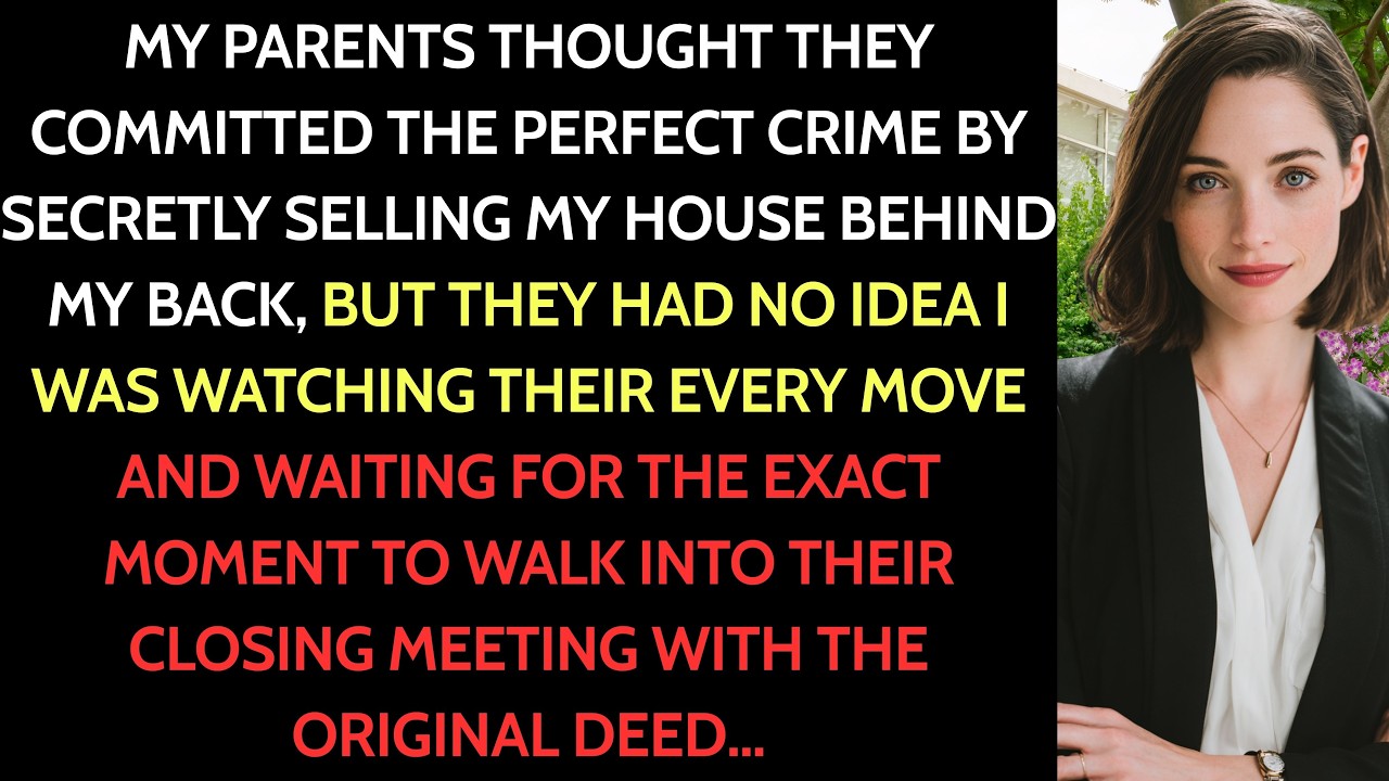 My Parents Sold My House Behind My Back — Then I Walked In With The Deed. They Froze Instantly.