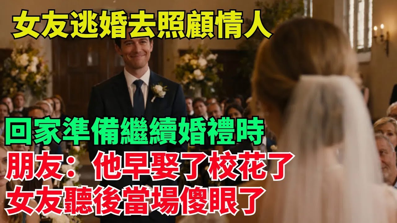 女友逃婚去照顧情人，回家準備繼續婚禮時，朋友：他早娶了校花了，女友聽後當場傻眼了【清風與你】#激情故事#大彬情感#夢雅故事#小說#爽文