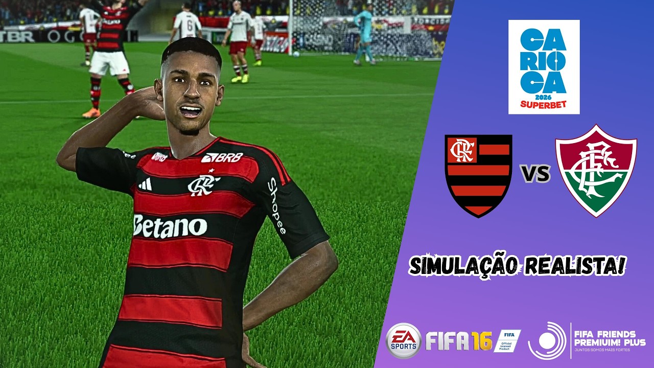 FLAMENGO X FLUMINENSE | FINAL DO CARIOCA 2026 FIFA FRIENDES V9!