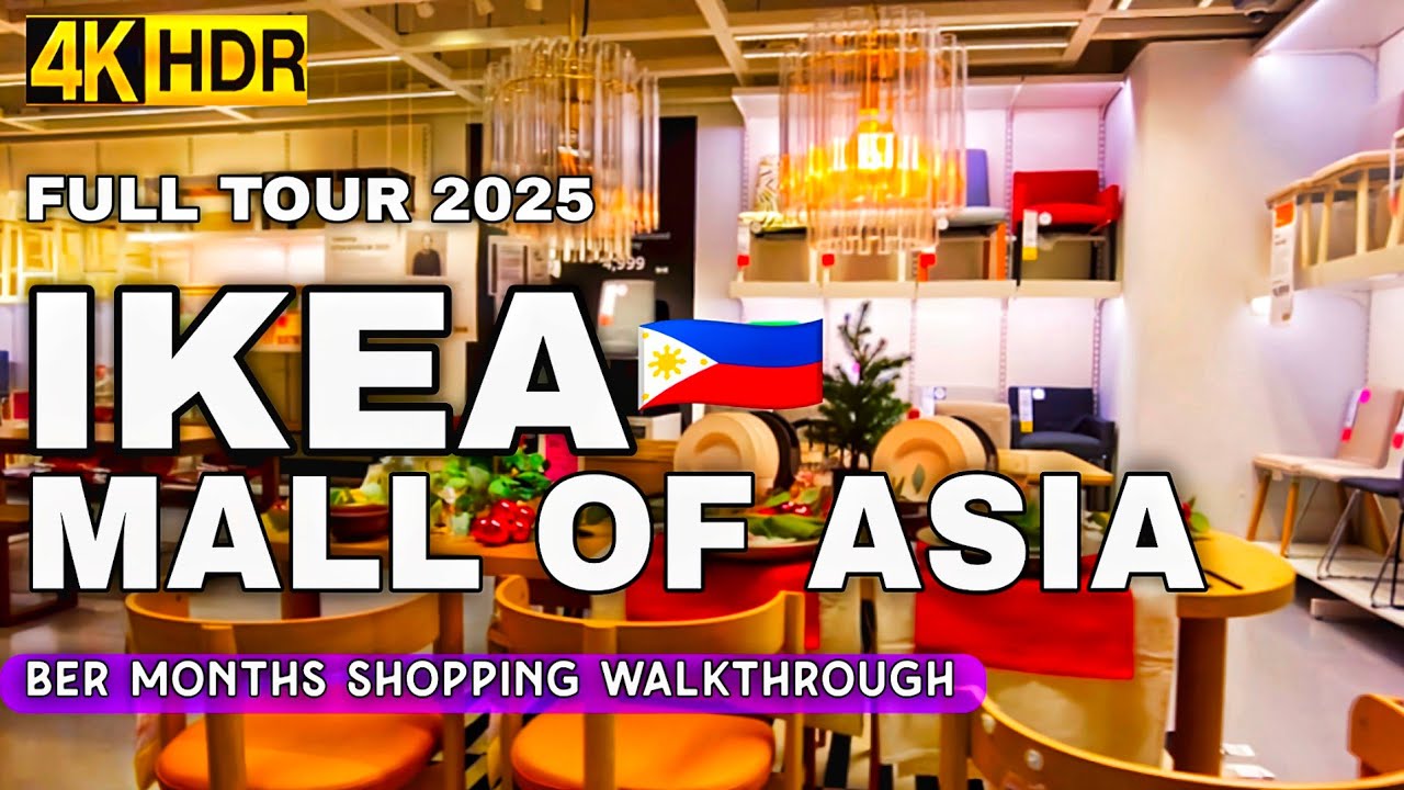 IKEA MALL OF ASIA 2025 | Jaw-Dropping December Shopping Tour In 4K HDR! (World&rsquo;s Biggest IKEA) 🇵🇭
