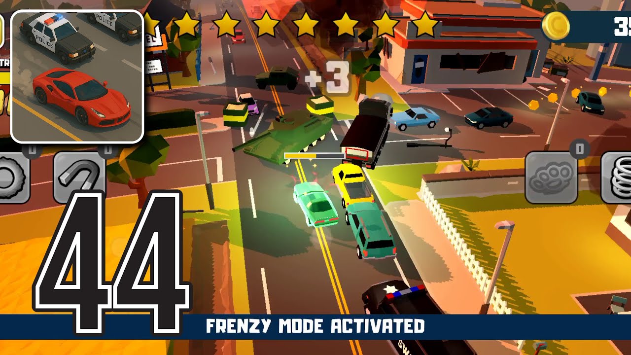 Reckless Getaway 2: Car Chase -Bandit Muscle - Gameplay Walkthrough Part 44