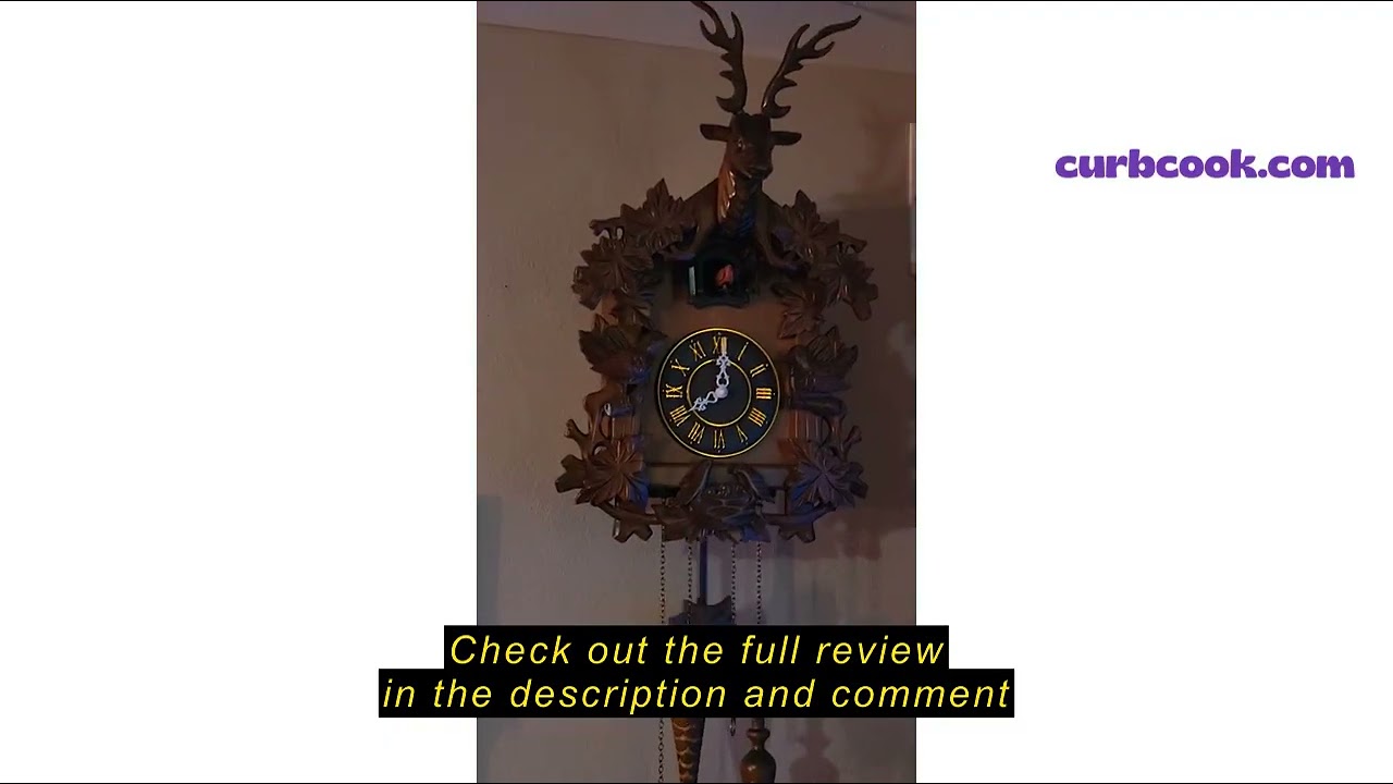 Review Kendal Large Handcrafted Wood Cuckoo Clock MX015-2