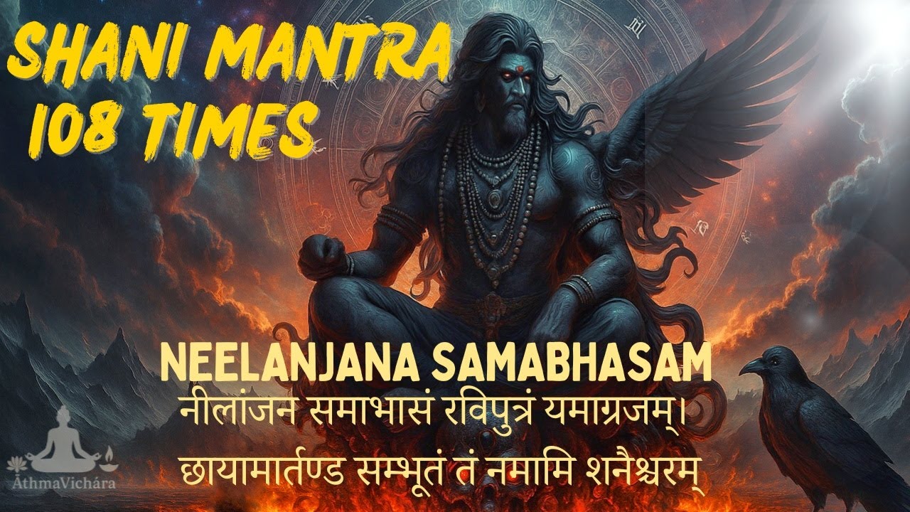 Shani Beej Mantra 108 Times for Shani Dosh Removal - Neelanjana Samabhasam - शनि बीज मंत्र.mp4
