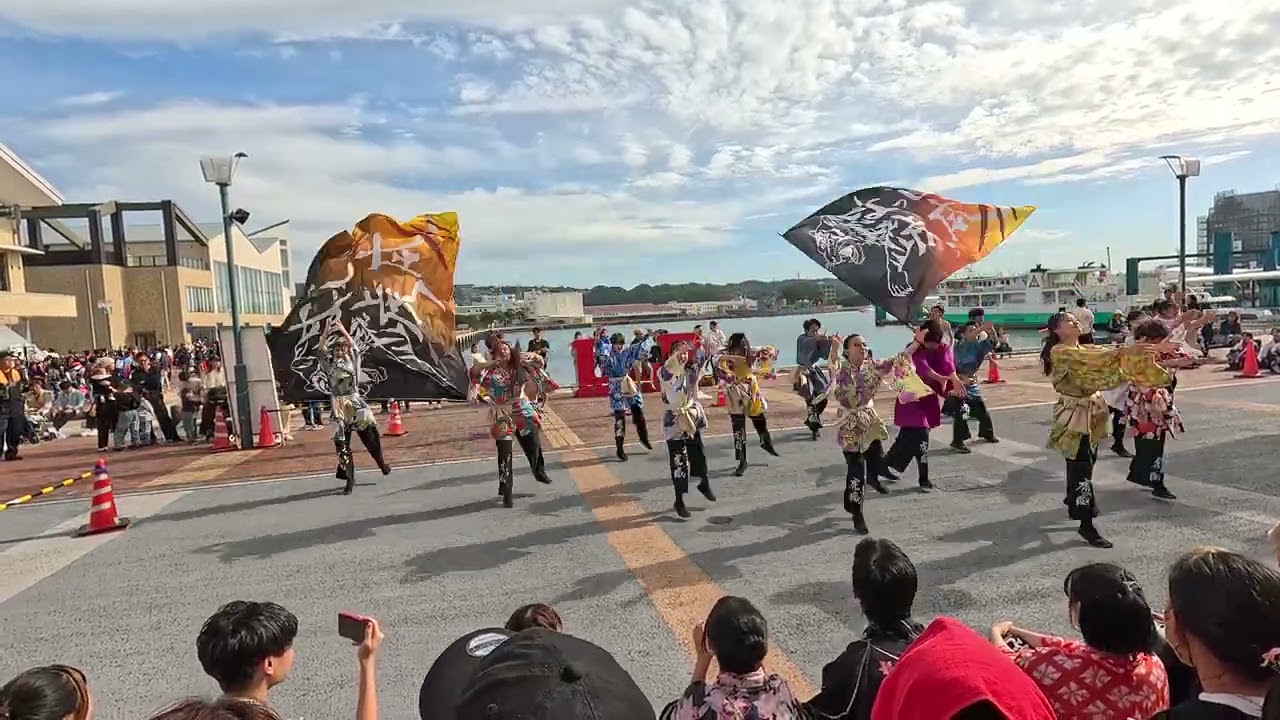 APU よっしゃ虎威　よさこい佐世保祭り2024 五番街会場
