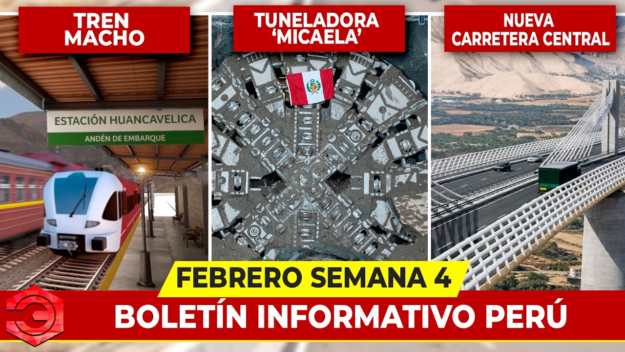 Noticias de Infraestructura de la Actualidad de Perú | 4° Semana Febrero
