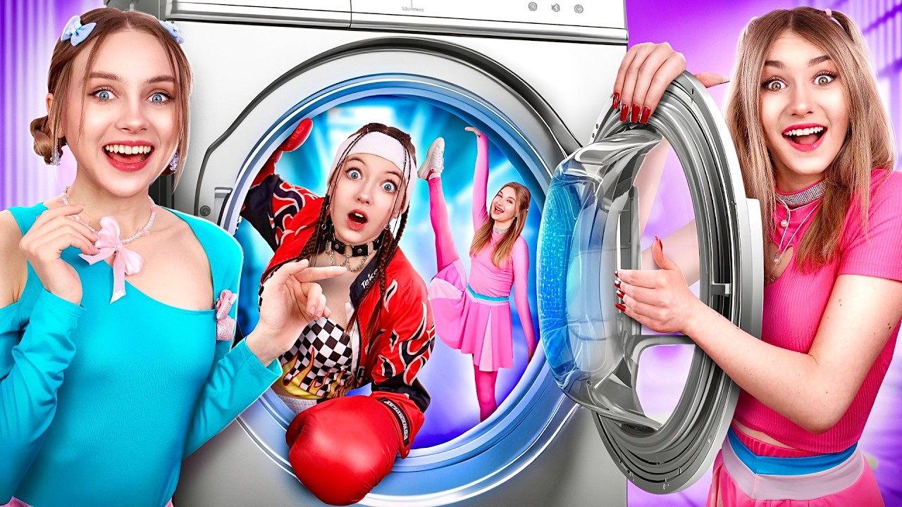 Ich baute einen geheimen Turnraum! Turner vs. Ballerina vs. Boxer im Turnraum