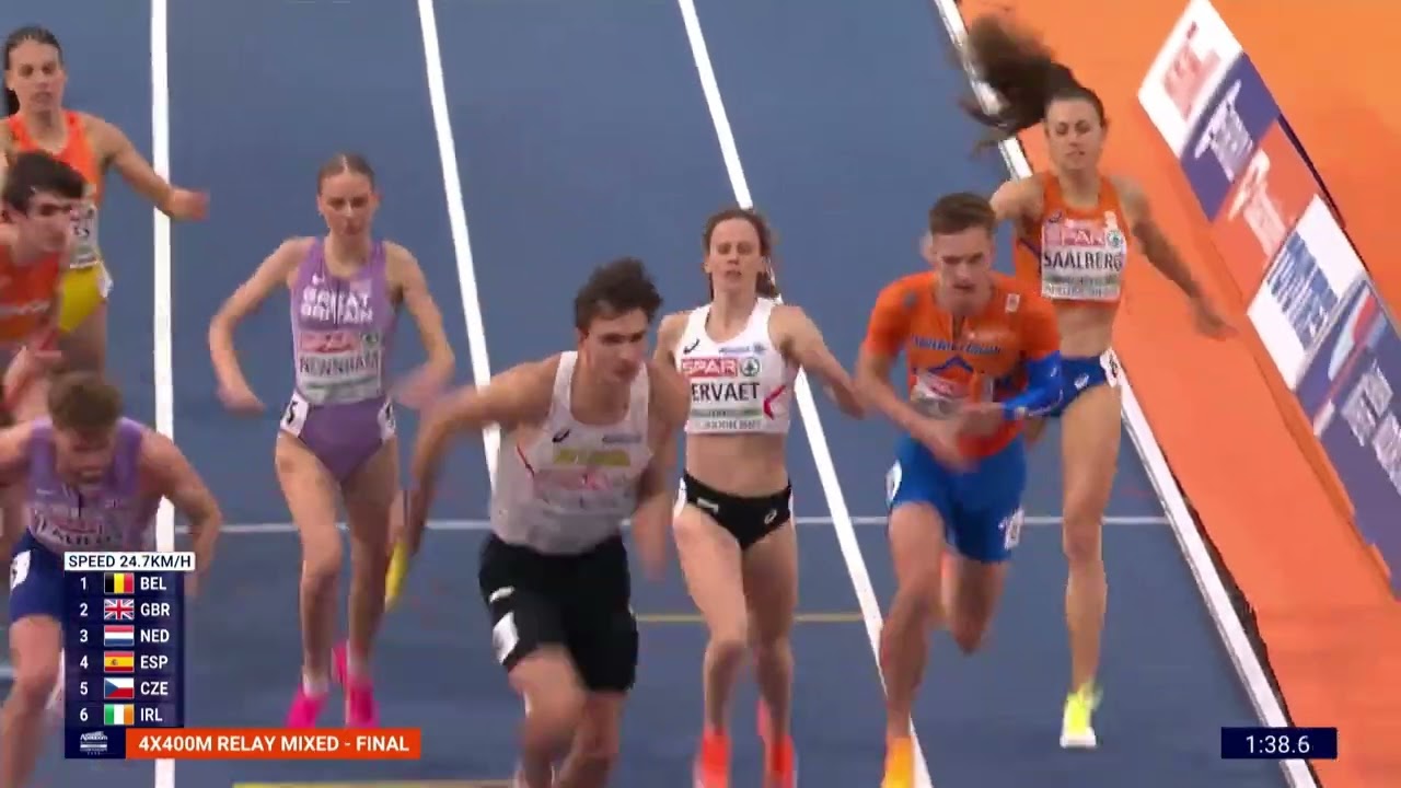 la Belgique décroche l’argent en 4x400 m mixte | Femke Bol