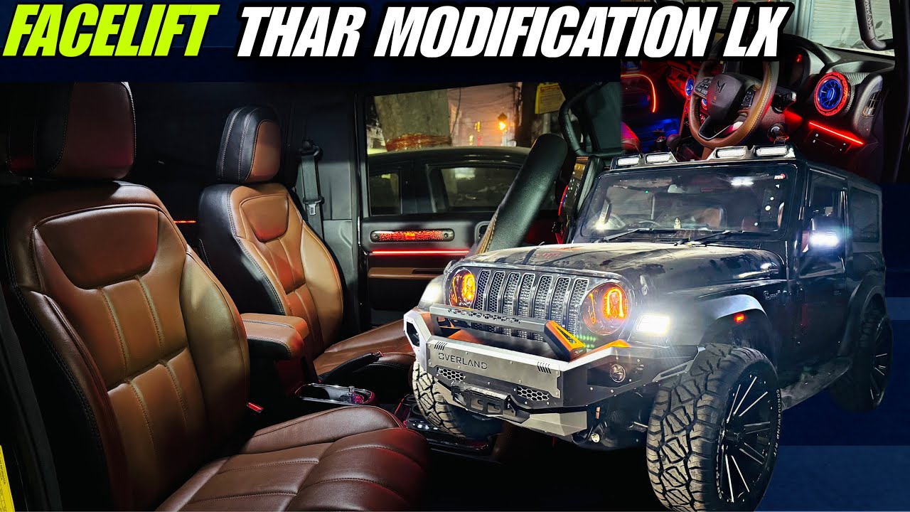 Facelift Modified Thar | Thar modification 🤩 Thar modification with Price  😱