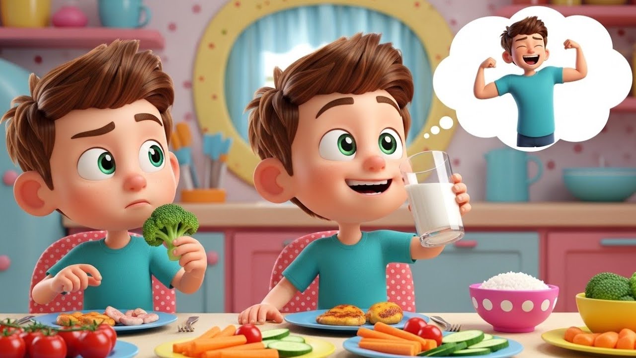 How to Grow Taller FAST? (For Kids!) 🌱 | Healthy Habits Song