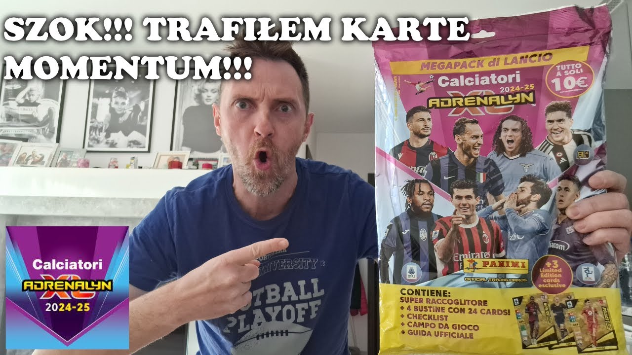 NIE WIERZĘ! TRAFIŁEM KARTĘ MOMENTUM! W ZESTAWIE STARTOWYM PANINI CALCIATORI 24/25 - UNBOXING!