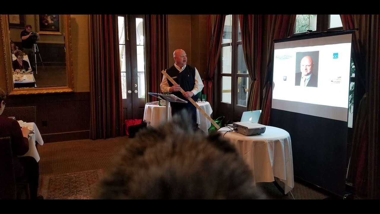 Jim Chapman presents to the ABWA on Personal Branding for Business. Rep The Product, Sell Yourself